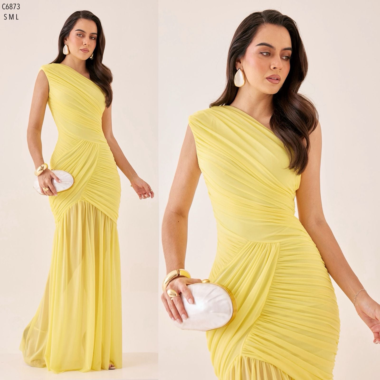 VALERY MESH GOWN
