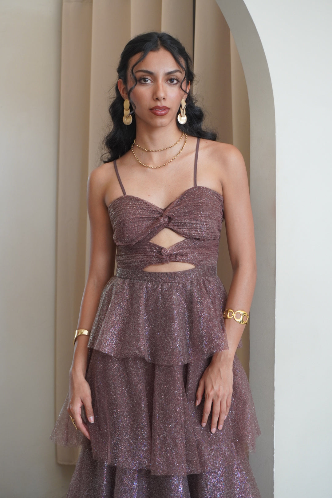 BROWN GLITTER