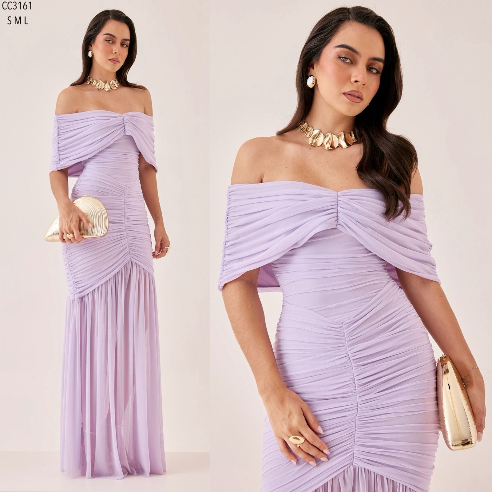 XIMENA MESH GOWN