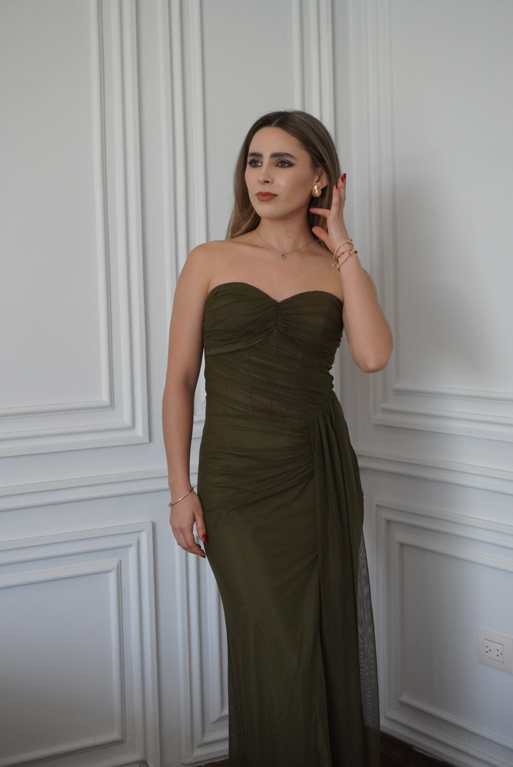 OLIVE GOWN