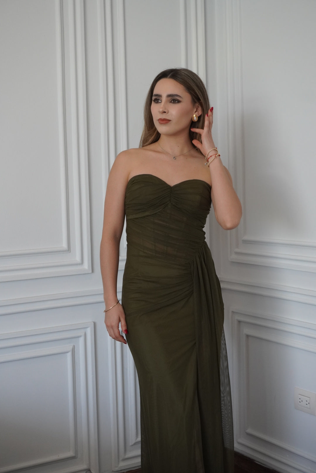 OLIVE GOWN
