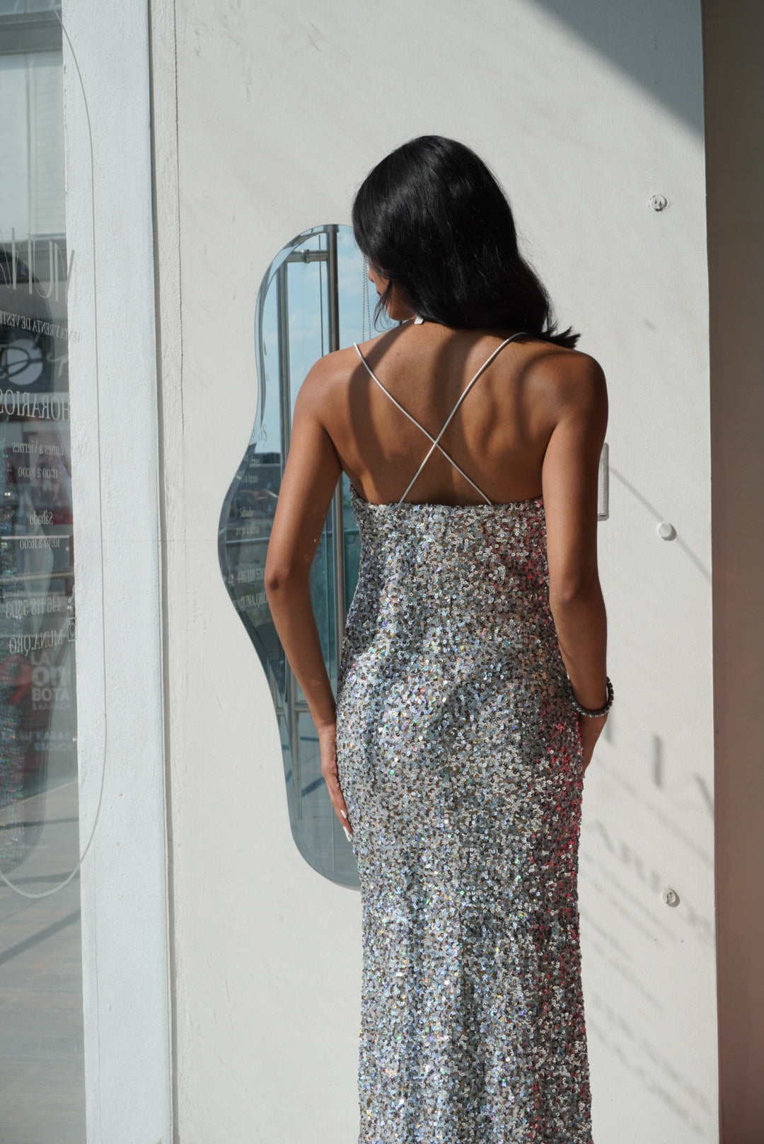 SILVER GOWN