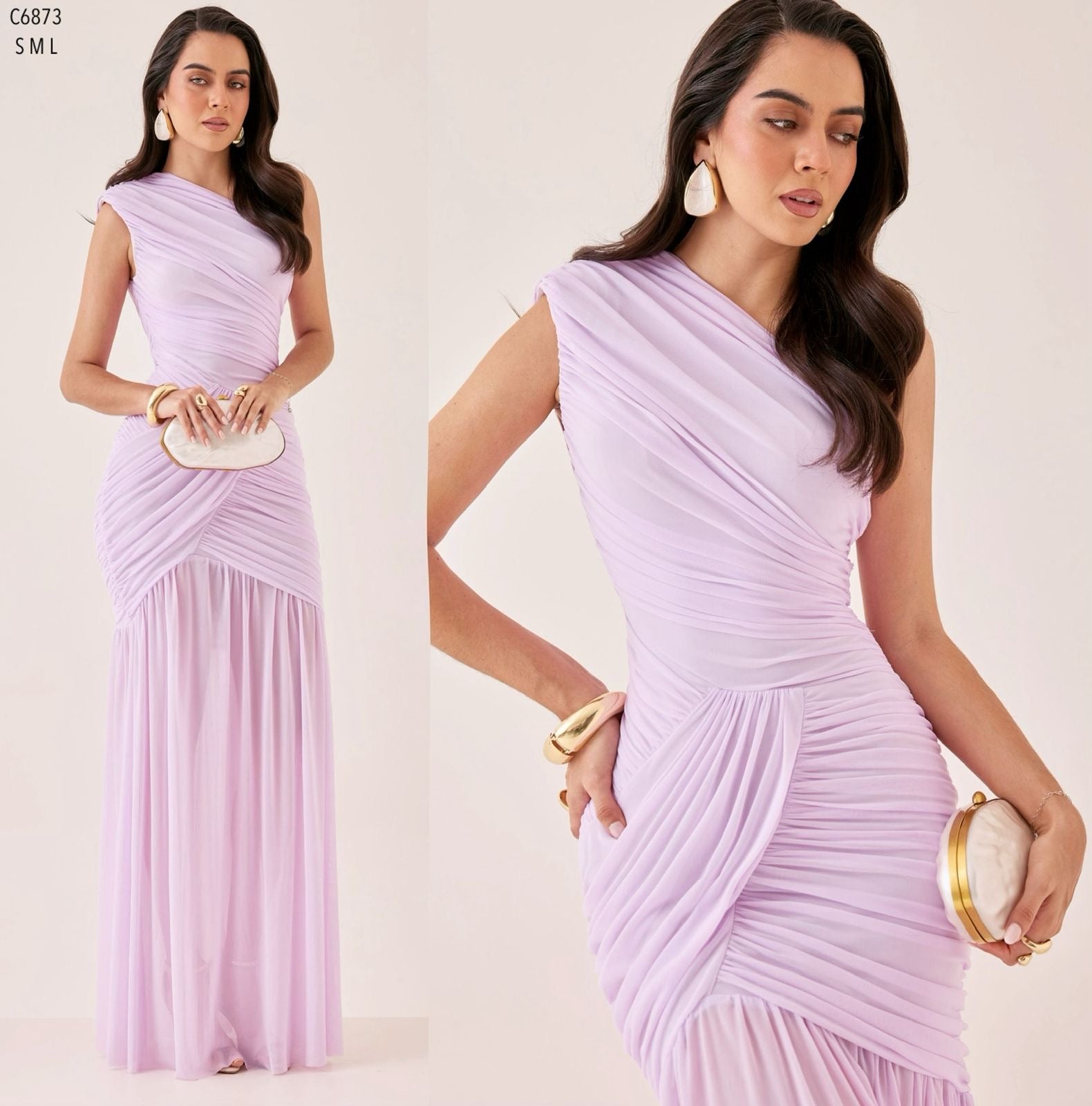 VALERY MESH GOWN