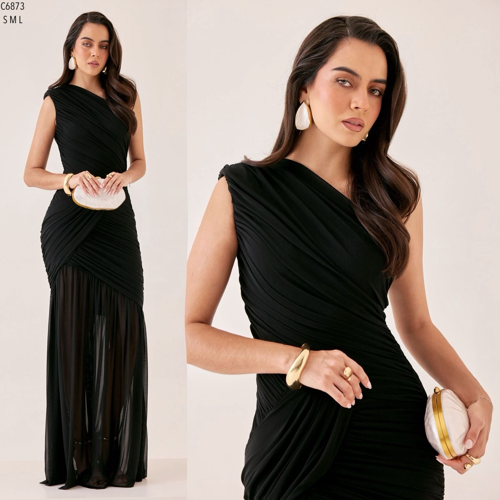 VALERY MESH GOWN