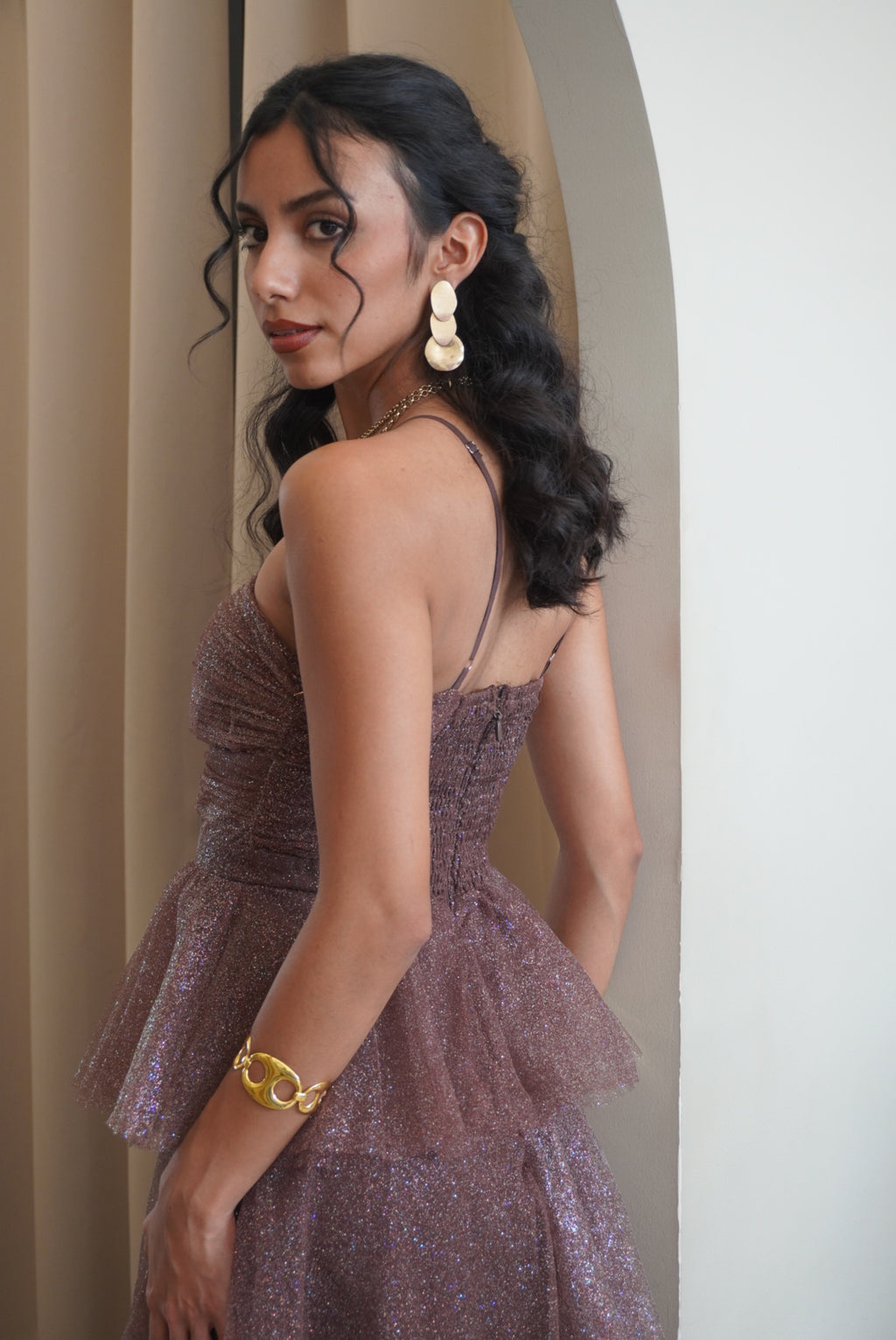 BROWN GLITTER