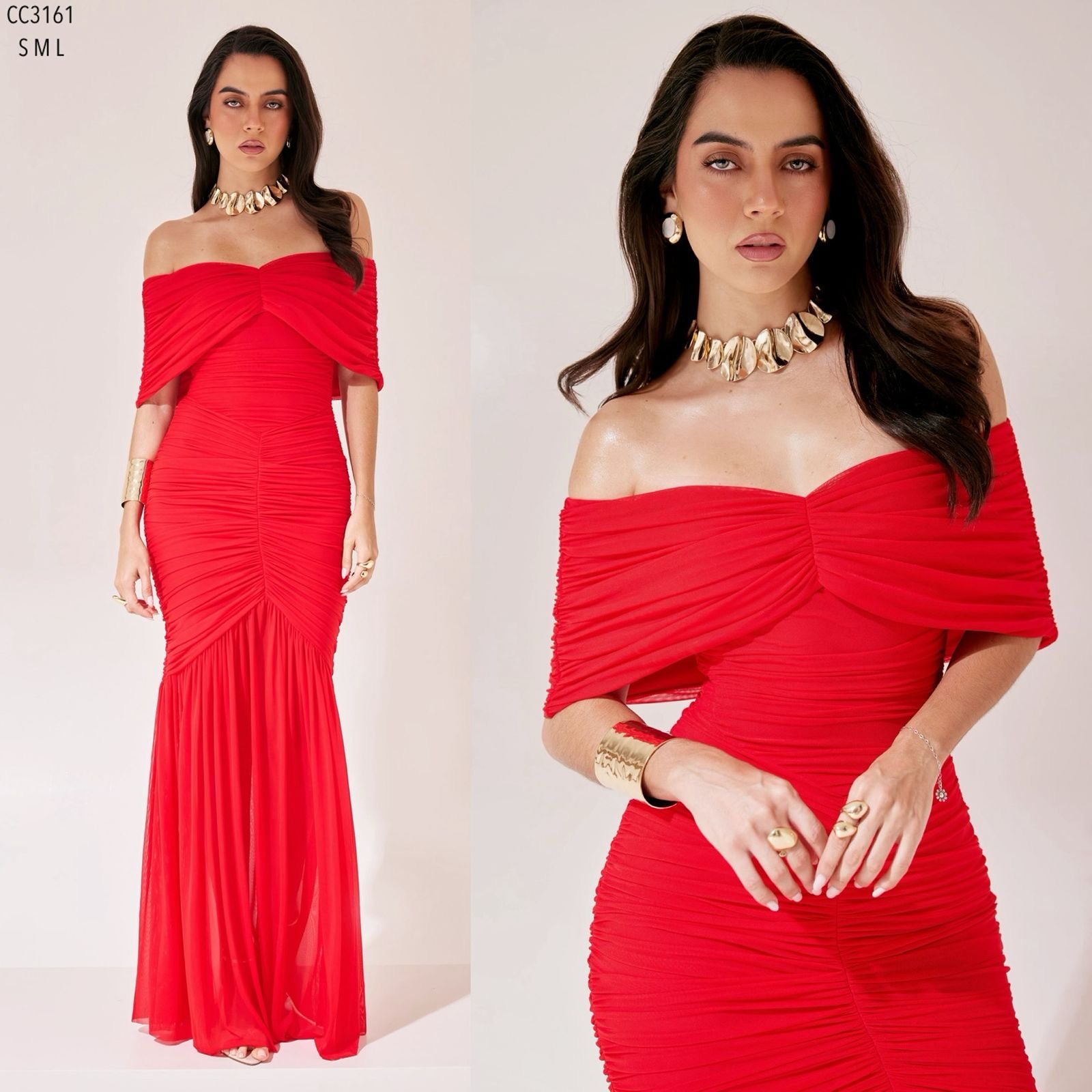XIMENA MESH GOWN